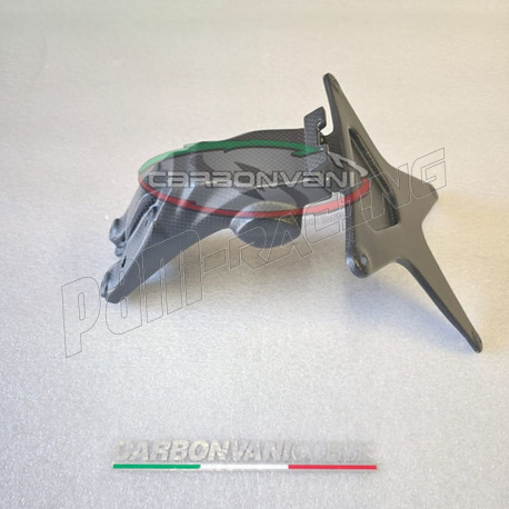 Support de plaque carbone CARBONVANI Panigale V4/V4S 2025