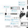 Axe de molette + clip pour maître-cylindre de frein VRC GALESPEED