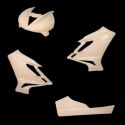 Carénage avant poly racing fibre de verre Street Triple 765R/RS 2023-2025 SEBIMOTO
