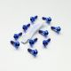 Kit 10 Vis de disques de frein avant inox ou titane YAMAHA M6x(1.00)x20 MM inox ou titane PRO-BOLT