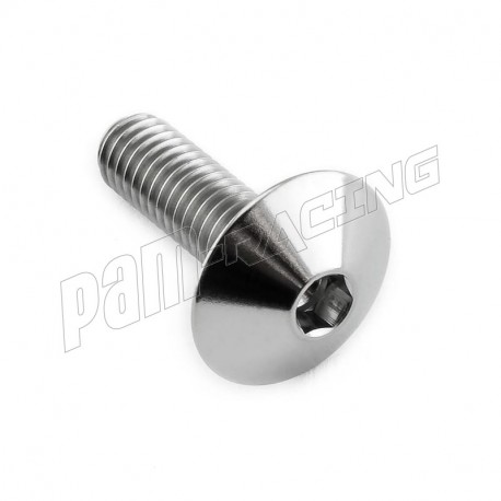 Vis à tête bombée en titane M6 (1.00) MM PRO-BOLT