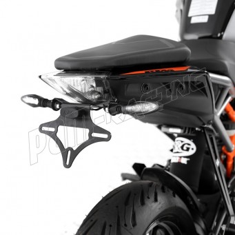 Support de plaque d'immatriculation R&G Racing Duke 125/390 2022-2023, Duke 200 2022-