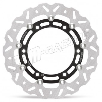 Disque de frein avant flottant NITRO 296 mm ep 5.0 mm Moto-Master CAGIVA HONDA