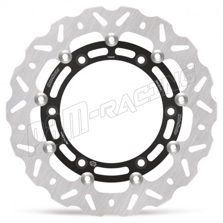 Disque de frein avant flottant NITRO 296 mm ep 5.0 mm Moto-Master CAGIVA HONDA