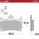 Plaquettes de frein avant RoadPRO Sinter sport Moto-Master YAMAHA