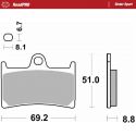 Plaquettes de frein avant RoadPRO Sinter sport Moto-Master YAMAHA