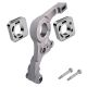 Support inversé d'étrier arrière origine R1 2015-2026 aluminium argent