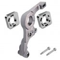 Support inversé d'étrier arrière origine R1 2015-2026 aluminium argent