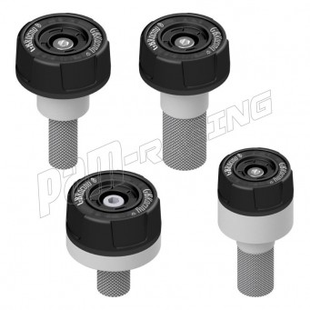 Tampons de protection d'axe de roue avant & arrière GB Racing GSXR600 2004-2005