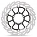 Disque de frein avant flottant RACING FLAME 320 mm ep 5.0 mm Moto-Master Scrambler, Speed Triple, Rocket 3, Tiger