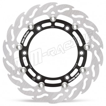 Disque de frein avant flottant Flame 296 mm ep 5.0 mm Moto-Master CAGIVA, HONDA