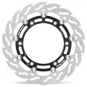 Disque de frein avant flottant FLAME 296 mm ep 5.0 mm Moto-Master CAGIVA, HONDA