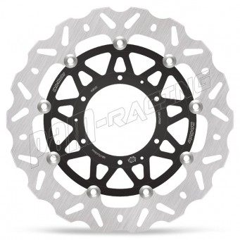 Disque de frein avant flottant NITRO 296 mm ep 5.0 mm Moto-Master CB 900 Hornet, CBR 600 F