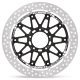 Disque de frein avant racing 100% flottant Halo T-Floater 330 mm Moto-Master Diavel V4, Monster 1200, Multistrada 1200/1260/V4