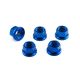 Ecrous de couronne titane M12x1.50 mm PACK X5 PRO-BOLT