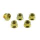 Ecrous de couronne titane M12x1.50 mm PACK X5 PRO-BOLT