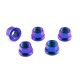 Ecrous de couronne titane M12x1.50 mm PACK X5 PRO-BOLT