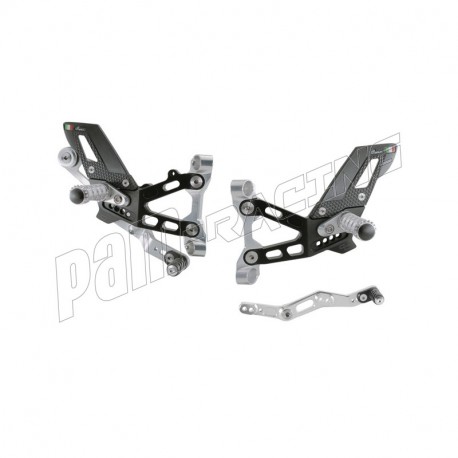 Commandes reculées Lightech M1000RR 2021-2025, S1000RR 2019-2025