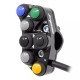 Commodo racing gauche 7 boutons JETPRIME Street Triple 765 R/RS/S 2017-2024, Tiger 800/850/900 2018-2024