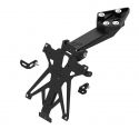 Support de plaque réglable LIGHTECH Daytona 660/675/765, Street Triple 675/765, Tiger, Trident 660  