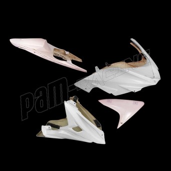 Carénage poly racing complet fibre de verre R6 2017-2024 PLASTIC BIKE