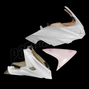 Carénage avant racing 4 parties fibre de verre YZF125R 2008-2018 PLASTIC BIKE