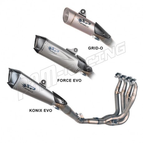 Ligne complète racing titane EVO 2024 ZX6R 2009-2016, ZX6R 636 2013-2025 SPARK