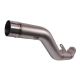 Tube intermédiaire inox de remplacement pour ligne complète ZX6R 2009-2016, ZX6R 636 2013-2016, 2019-2026 SPARK