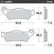 Plaquettes de frein avant ou arrière céramique RoadPro MOTO MASTER