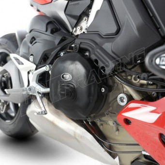 Protection carter droit embrayage racing R&G Panigale V4/S 2018-2025, Streetfighter V4/S 2025
