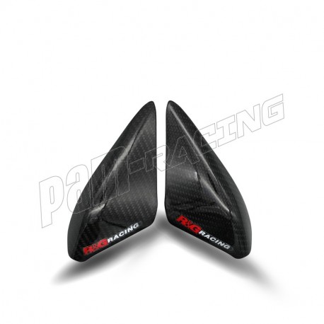 Sliders de réservoir carbone R&G Racing 765 Daytona Moto 2 2019-2020, 765 Street Triple R/RS 2023-2025