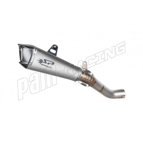 Demi-Ligne racing titane silencieux Konix SPARK RSV4, Tuono V4 1100 2015-2020