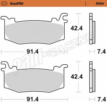 Plaquettes de frein avant RoadPRO Sinter route pour étriers HYPURE Moto-Master RSV4 1100 Factory, Panigale V4/S, Streetfighter V