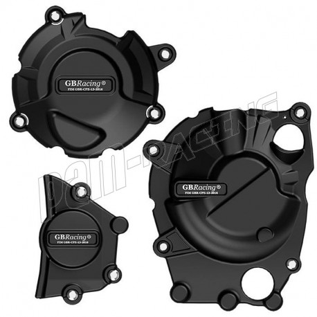 Kit de 3 protections de carter GB Racing ZX-25R 2020-2024, ZX-4R/RR 2024-2026