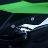 Caches orifice reposes-pied arrière R&G RACING GSX-S 1000 GT 2022-2024, GSX-S 1000 GX 2024, ZX-25R 2020-2024