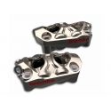 Etriers de frein radiaux forgés monobloc HPK BREMBO HYPURE Prime P4 30 100 MM logo rouge