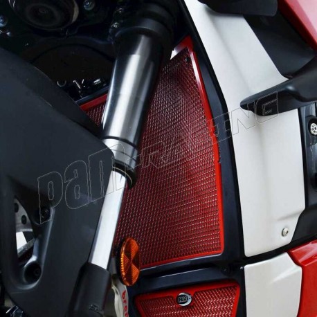 Grille de protection de radiateur R&G Racing Panigale V4/R/S/SP 2018-2024, Streetfighter V4/S 2020-2024