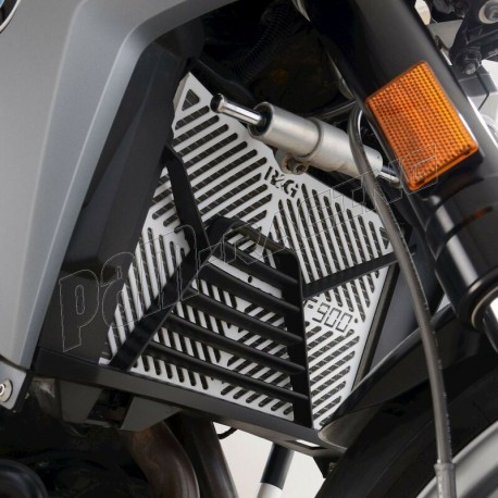 Grille de protection de radiateur gravée R&G Racing inox F900R/XR 2020-2025