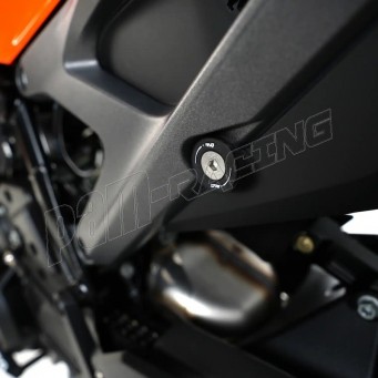 Caches orifice reposes-pied arrière R&G RACING Duke 990/R 2024-2026