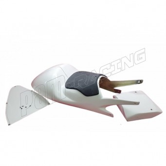 Coque arrière racing complète fibre de verre RS125 1999-2005