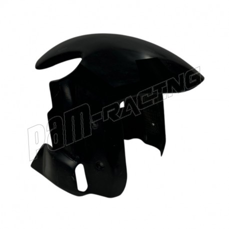 Garde-boue avant ventilé fibre de verre noire S2 CONCEPT Panigale V4 2025-2026