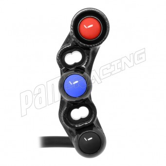 Commodo racing et route droit 3 boutons JETPRIME ZX6R 636 2019-2026