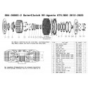 Pièce de rechange pour embrayage anti-dribble SUTER F3 675/800 2011-2024, Brutale 800/Dragster 800 2013-2020, Superveloce 800