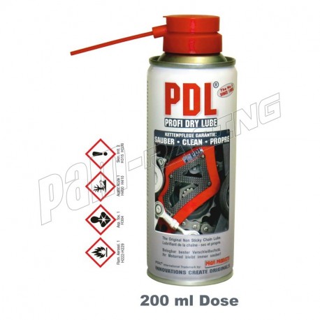 Lubrifiant sec pour chaine PROFI DRY LUBE 200 ml PDL