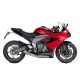 Ligne complète inox/titane homologuée Euro 5+ SPARK Daytona 660 2024-2026