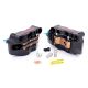 Paire d'étriers de frein radiaux taillés masse BREMBO GP4-RB P4 30/34 NOIR 100mm