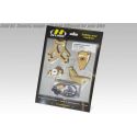 Kit de fixation pour amortisseur de direction HYPERPRO GSX1300 B-King 2007-2011
