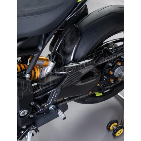 Garde boue arrière carbone brillant LIGHTECH 1200 Speed Triple RR/RS/RX 2021-2025