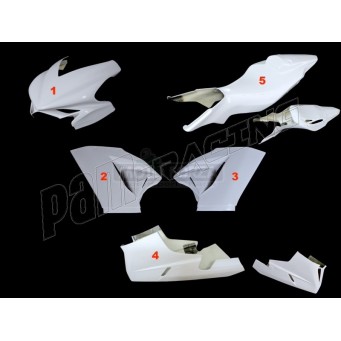 Carénage poly complet 5 parties racing fibre de verre F3 800RR 2022-2024 SRT FAIRINGS