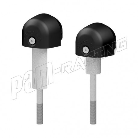 Tampons de protection de cadre route XL Bullet GB Racing ZX-25R 2020-2024, ZX-4R/RR 2024-2026